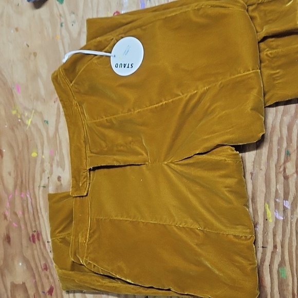 STAUD Pants - Staud Velvet Tosca Pant size 6 NWT  Amber color